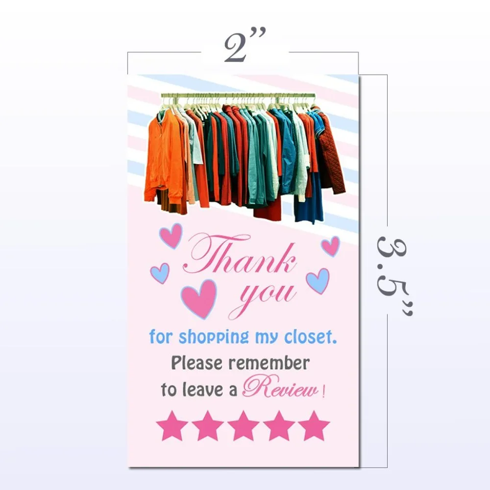 100 Assorted Thak you Cards